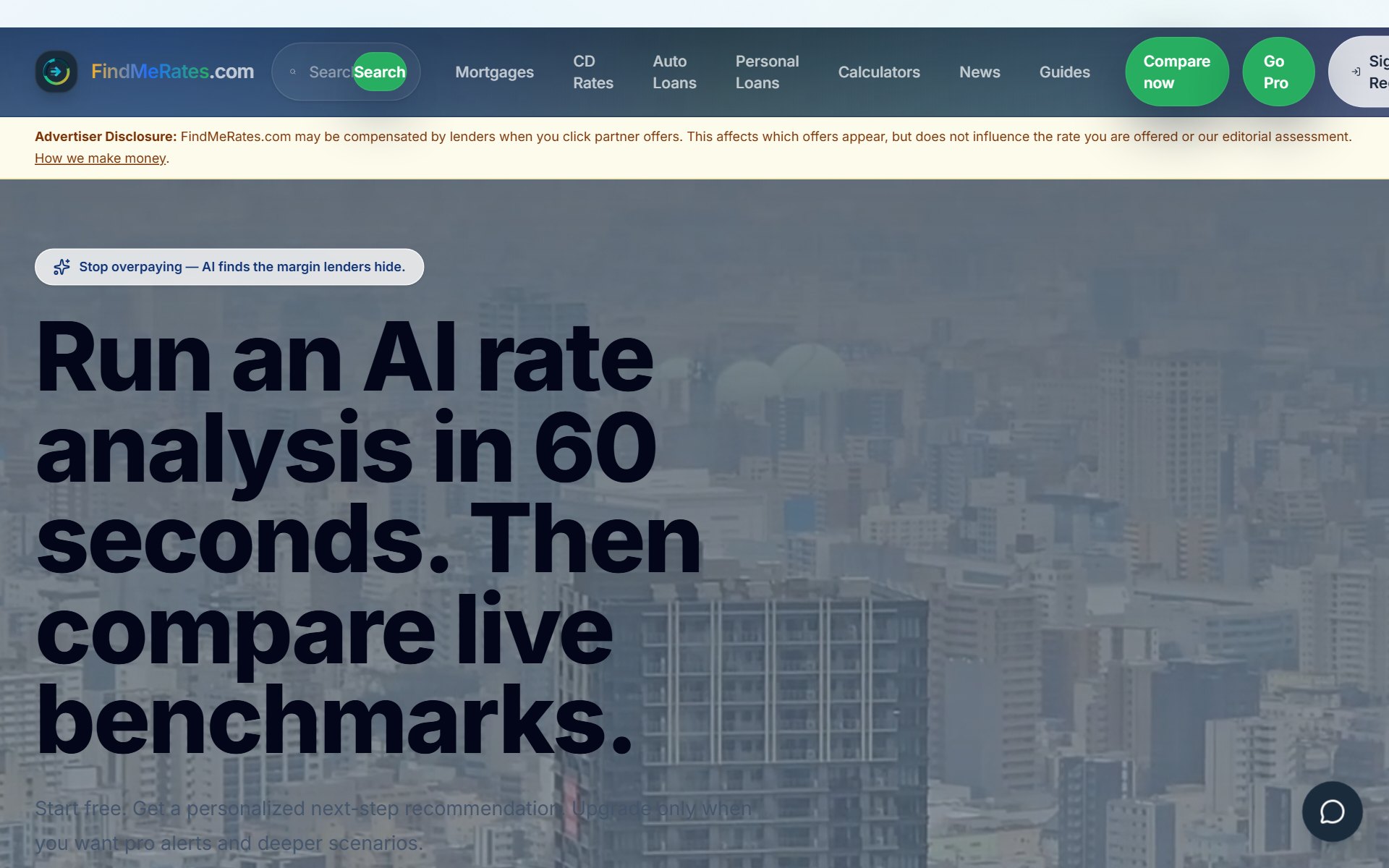FindMeRates website preview
